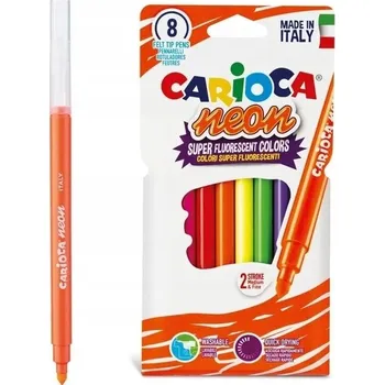 Popisovače FIXY ŠKOLNÍ FIXY Marker Tužka Neon 8 barev CARIOCA