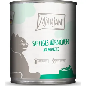 Krmivo pro kočku 6x800g MjAMjAM - kuřecí s brokolicí
