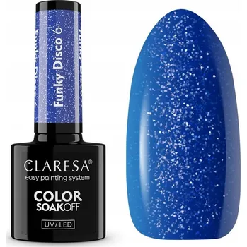 Přípravek na nehty Claresa Hybridní lak na nehty 5ml Funky disco 6 Blue beat