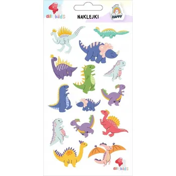 samolepka Ozdobné dětské NÁLEPKY pro dekoraci Samolepky pro děti Dinusie Fajne (Dinosauři)
