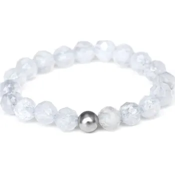 Prsten AGATO Minerální prsten s chalcedonem POL-R17 Velikost: 57 - 60 (0,95 g)