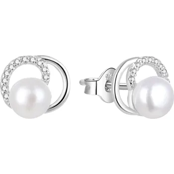 Náušnice AGATO Elegantní perlové náušnice AGUP1321PL