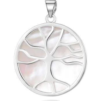 Přívěsek AGATO Stříbrný přívěsek s perletí strom života AGH168