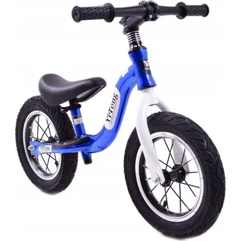 Dětské vozidlo ODRÁŽEDLO 12" HLINÍKOVÝ RÁM, KOLA 12 Palců. MODRÉ