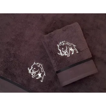 Svitap Sleepwell Ručník pro myslivce hnědý 50x100 Kanec