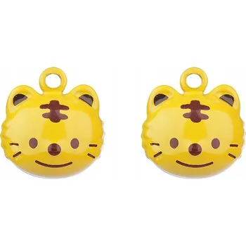 Obraz Zvonečky srdce, tygr, medvěd, žába, opice 2 ks