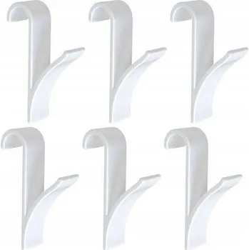 Věšák Orion bílý Háček bez vrtání