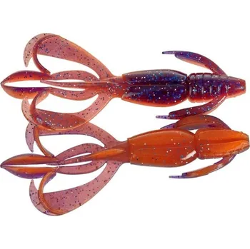 Umělá nástraha KEITECH Gumová Nástraha Crazy Flapper 3,6'' 9cm Violet Fire