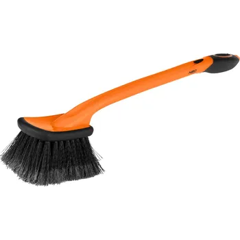 Mycí kartáč na vozidlo Dlouhý mycí kartáč na auto NEO TOOLS 49 cm – tvrdší štětiny, ergonomická rukojeť