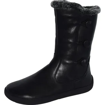 Dámské lodičky beBare dámské kozačky barefoot TAMPERE F785-025 Barva: černá, Velikost: 41