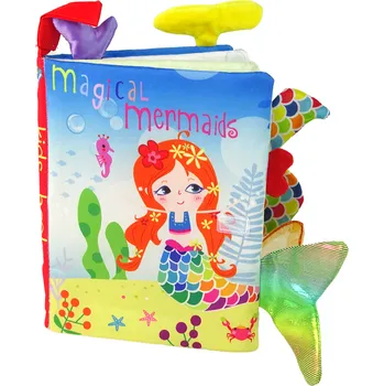 Hračka pro nejmenší Mamido Dětská látková knížka mořská panna