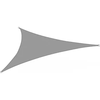 Slunečník Sluneční plachta trojúhelníková, 3,6 m, polyester, šedá