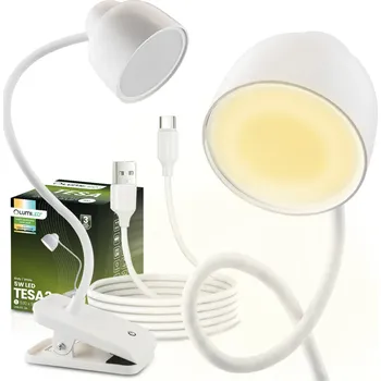 Lampička Školní stolní lampa LED 5W CCT TESA 2 White LUMILED