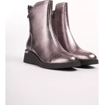 Dámská zimní obuv Epica dámské kotníkové stříbrné 38