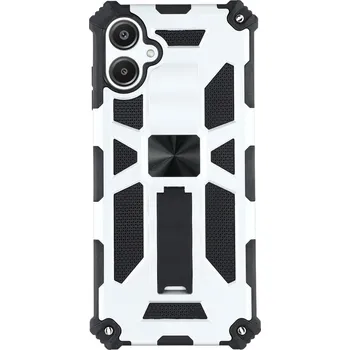 Pouzdro na mobilní telefon Shock odolný hybridní kryt na Samsung Galaxy A07 4G - stříbrný