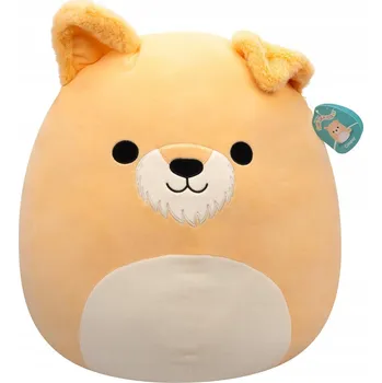 plyšák Squishmallows Plyšová figurka hnědý pes s bílým bříškem Cooper 50 cm