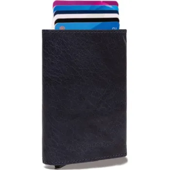 Peněženka The Chesterfield Brand Kožená peněženka - pouzdro na karty RFID C08.044110 Paris tmavě modrá