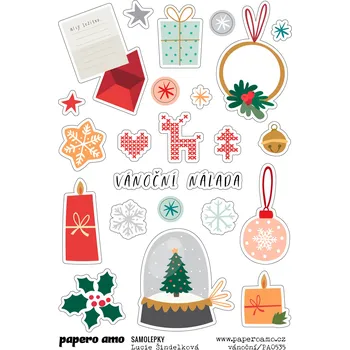 samolepka Papero amo - Samolepky arch - VÁNOČNÍ NÁLADA