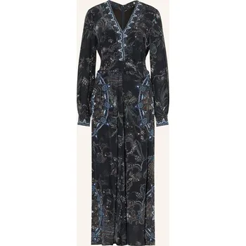 Dámské šaty Riani Dámské Šaty Mandala, černá / modrá / bílá, 36