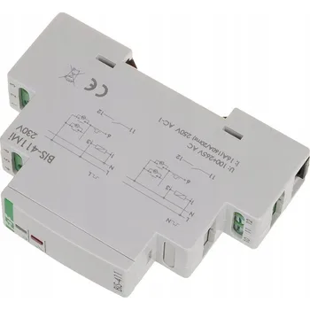 Relé Bistabilní relé s časovým spínačem a pamětí na DIN lištu 160A