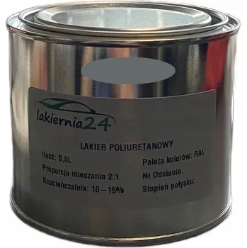 barva na kov Barva Průmyslová polyuretanová barva, polyuretanový lak lesklý 0,5l 2:1 RAL 7005