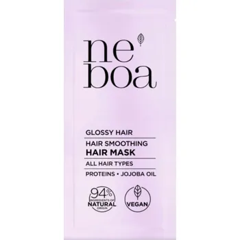 Vlasová regenerace Neboa Glossy Hair maska na vlasy pro vyhlazení a hydrataci 25 ml