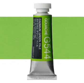 Vodová barva Kvašová barva Holbein 15ml - Cadmium Green Pale