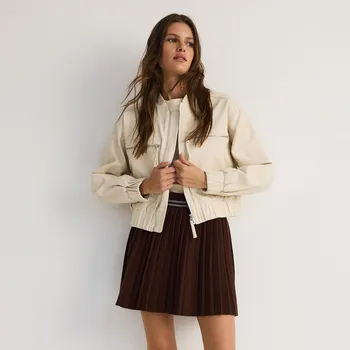 Dámská sukně Reserved - LADIES` SKIRT - hnědá - TX177-88X - TX177-88X-L