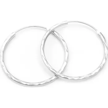 Náušnice AGATO Jemné kruhové náušnice AGUC2097/30/N