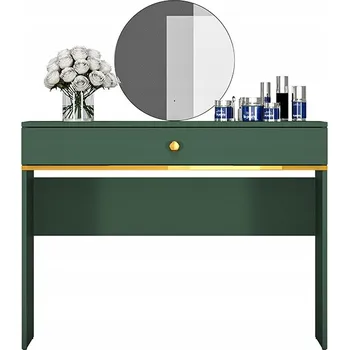 Toaletní stolek Toaletní Stolek Konsimo zeleň matný 100 x 79 x 40 cm