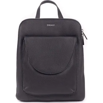 Městský batoh Segali SG-9062 kožený batoh černý