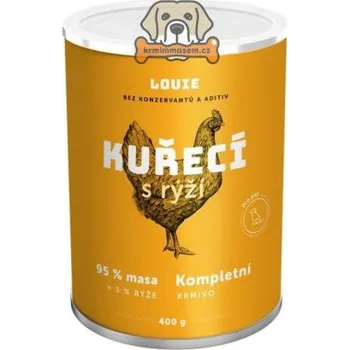 Krmivo pro psa Louie kuřecí s rýží 400 g Marty SAM10072