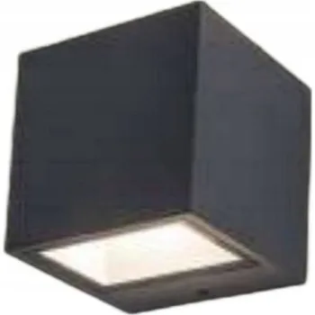 Nástěnné svítidlo Lutec 5189125012 LED venkovní nástěnné svítidlo Gemini , 9W , 850lm , 3000K , IP54 , Černá d-LT5189125012, teplá bílá