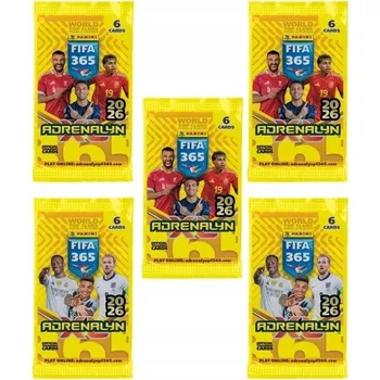 Karetní hra Panini FIFA 365 Adrenalyn XL 2026 sáček - 6 karet