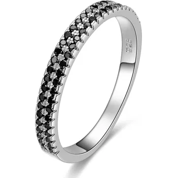 Prsten AGATO Něžný stříbrný prsten se zirkony AGG387 Velikost: 62 (2 g)