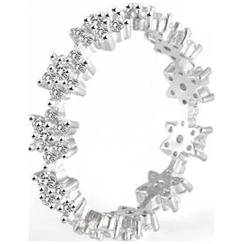 Prsten AGATO Blyštivý stříbrný prsten se zirkony AGG499 Velikost: 60 (2,95 g)