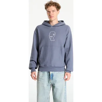 Pánská mikina Mikina Brain Dead Logo Head Hoodie Slate S
