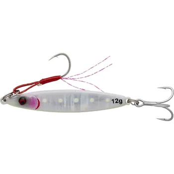 Umělá nástraha Savage Gear Flatline TG FS UV White Glow - 4 cm 12 g