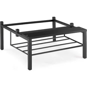 Šatní skříň Lavice k šatní skříňce, rošt na obuv, 600 mm, černá