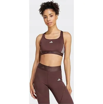 Podprsenka ADIDAS HNĚDÁ PODPRSENKA S LOGEM (XS)