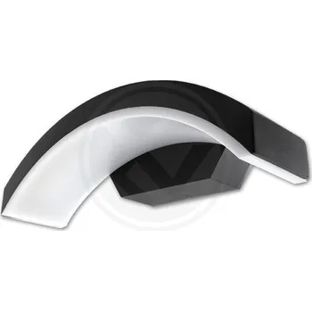 Dekorativní svítidlo Vipelectro Přisazené nástěnné venkovní LED svítidlo BELLA, 9W, 700lm, černé, Neutrální bílá