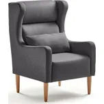 Křeslo LUCKY, potah Medley, tmavě šedá