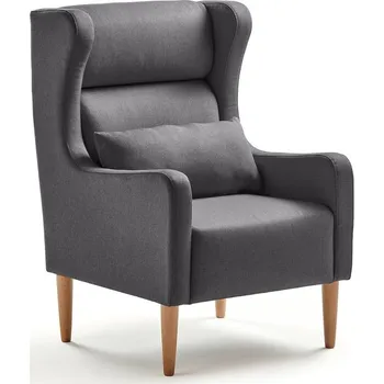 Křeslo Křeslo LUCKY, potah Medley, tmavě šedá