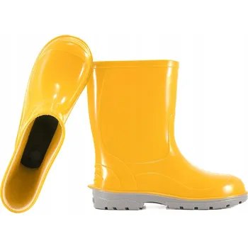 Dívčí obuv LEMIGO OLI 939 HOLÍNKY DĚTSKÉ gumové žlutá/šedá 32 Žlutá