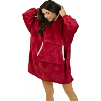 Pánská mikina TEPLÁ MIKINA MIKINOVÁ DEKA DEKA 2 V 1 SILNÁ XXL KOŽEŠINOVÁ FLÍSOVÁ MIKINA fleecová mikina s kapucí VELKÁ