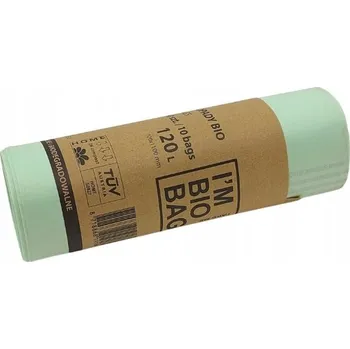 Pytle na odpadky EKO biologicky rozložitelné pytle na odpad 120 l, 10 ks