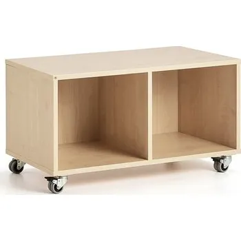 Komoda Skříňka CASPER, 2 přihrádky, bříza