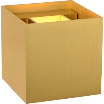 Lucide XIO nástěnné svítidlo hranaté G9/3.5W 350LM 2700K zlatá