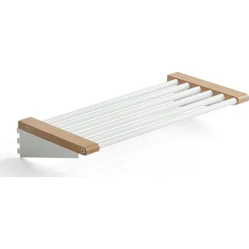 Věšák Police na boty JEPPE, 600 mm, dub/bílá