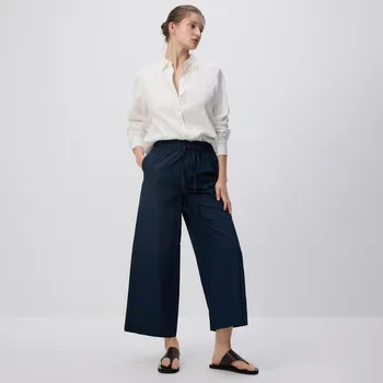 Dámské kalhoty Reserved - Volné kalhoty - tmavomodrá - 458FM-59X - 458FM-59X-L